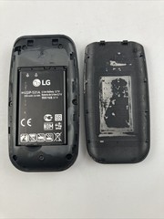 LG B470 Black Flip Phone – Tested, Powers On
