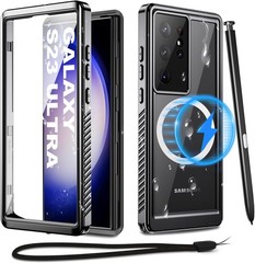 Samsung Galaxy S23 Ultra Waterproof Case with Built-in Magnetic & Screen Protect