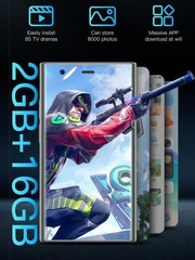 Mini Smartphone, 3.0 Inch Unlocked Android Small Mini Cell Quad Core 2G+16G 5…