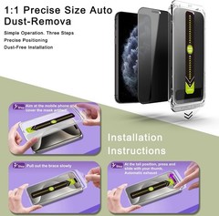 2PCS Anti-Spy Privacy Screen Protector for iPhone X/XS/11 Pro 5.8 Inch Full Cove