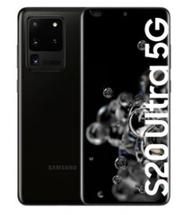 Original Samsung Galaxy S20 Ultra 5G 128GB+12GB RAM Black SM-G988U (Unlocked) A+