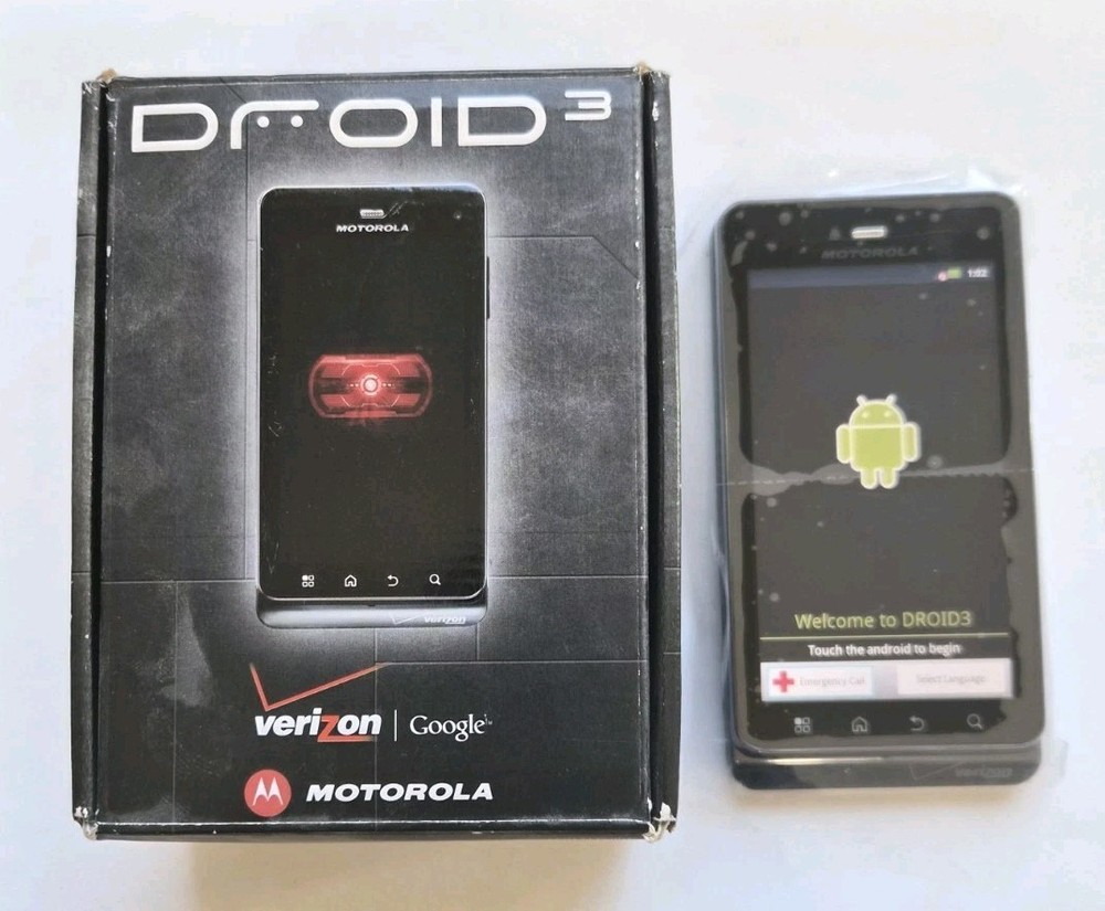Motorola Droid 3 III XT862 – Black (Verizon) Very Rare Slider Phone *OPEN BOX