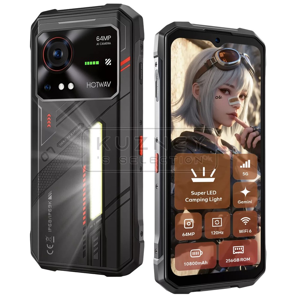 HOTWAV Hyper 7 5G Outdoor Smartphone Ohne Vertrag 20GB+256GB 6.6” Dual SIM Phone