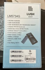 Lush Mint LM5734G Unlocked Android Smartphone Dual Sim 5.5” Screen