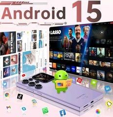 OUKITEL Dual Screen C62 Android 15 Phone, 16GB (4+12 Virtual) + 128GB Unlocked