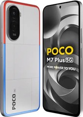 POCO M7 Plus 5G Factory Unlocked Dual SIM 128GB 7000mAh Android Phone Silver