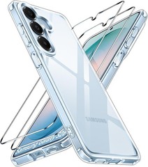 3-in-1 Case for Samsung Galaxy S26 6.3” with 2 Pack Tempered Glass Screen Protec
