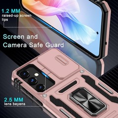 Case for Samsung Galaxy A35/A55 5G with Slide Camera Cover and Screen Protector
