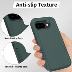 Google Pixel 10A Case, Military Grade Drop Tested with HD Screen Protector, Rugg
