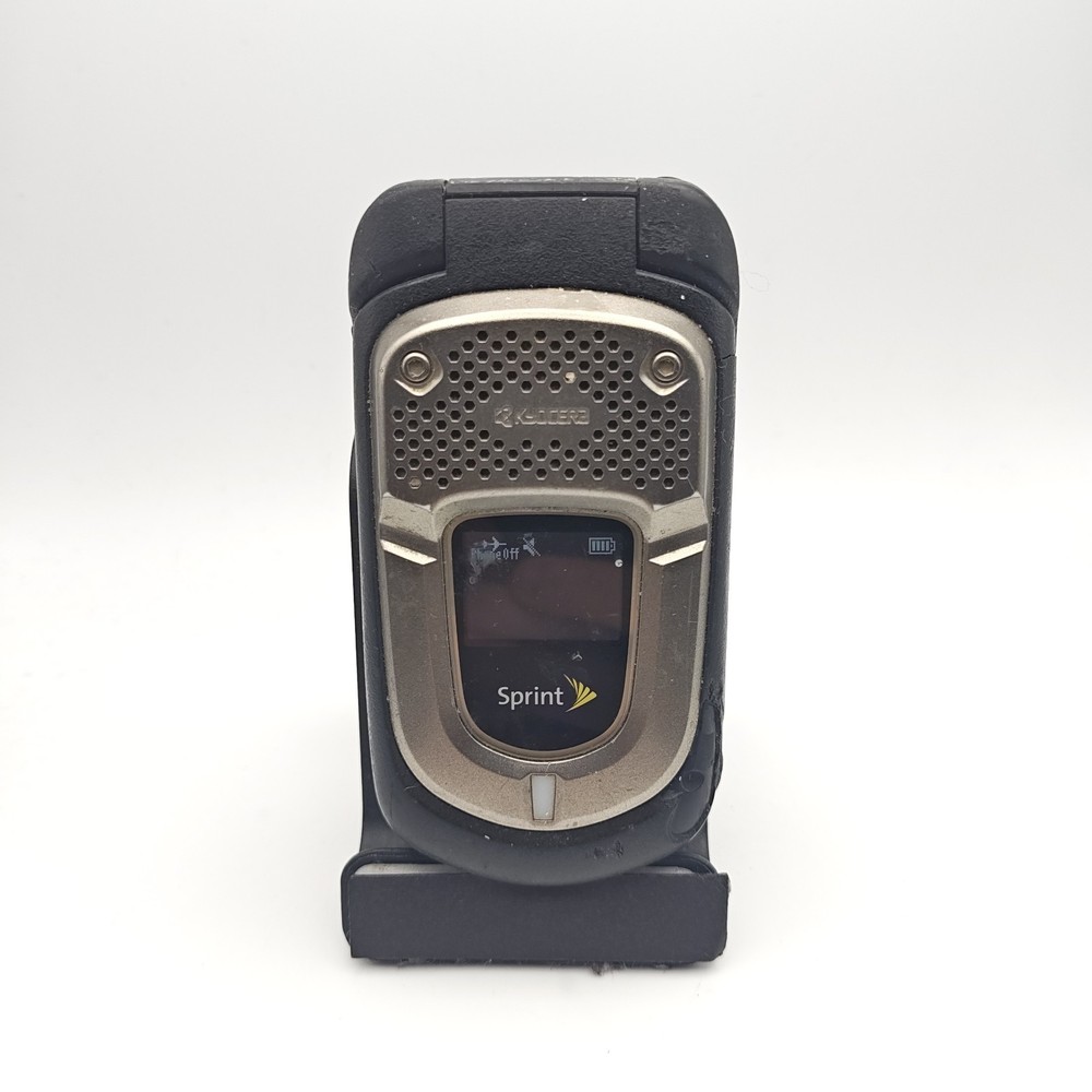 Kyocera DuraXT E4277 Cellular Flip Phone (Sprint) – Black – ASIS #3357