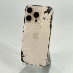 Apple iPhone 16 Pro Desert Titanium 256GB AT&T – Cracked Front/Back w LCD Bleed