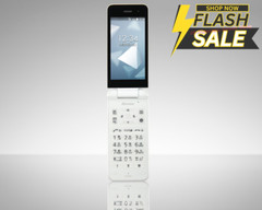 [NEW] KYOCERA KY-42C DIGNO KEITAI White ANDROID FLIP Phone UNLOCKED SIM Japan