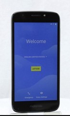 Motorola Moto E5 Play XT1921-2 Consumer Cellular 16GB Black Excellent No Rear