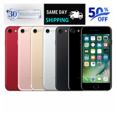 Apple iPhone 7 – Rose Gold, Black, Red – 32GB/128GB – T-Mobile & Verizon!