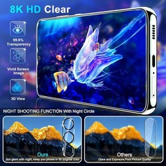 6.3 Inch 3 Pack Samsung Galaxy S26 Screen Protector & Camera Lens Protector