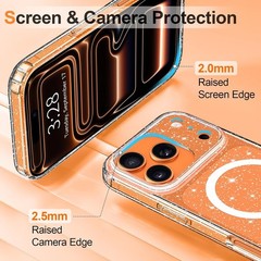 iPhone 17 Pro Max Case Soft TPU Shockproof Protective Phone Cover Clear