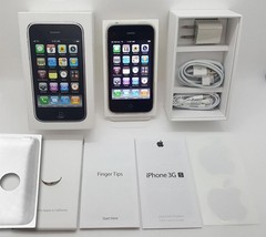 iPhone 3GS White (RARE) 16GB iOS 3.1.3 w Box Unlocked A1303 Great Condition