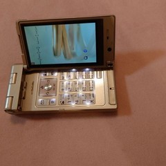 docomo P905i Pink gold FOMA Japanese Flip Phone Keitai Cell phone From Japan