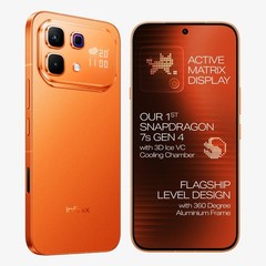 Infinix NOTE 60 Pro (Orange, 128 GB 8 GB RAM) Snapdragon 7s NFC Global Version.