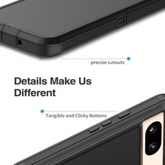 For Google Pixel 8a Case Heavy Duty Rugged Shockproof Protective Defender Cover