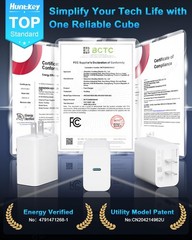 30W USB-C Fast Wall Charger for iPhone 17 Pro/16 Pro with 6.6FT Cable