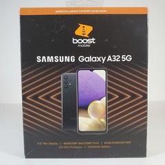 Boost Mobile Prepaid Samsung Galaxy A32 5G 6.5” HD+ Display 48MP Camera 16GB