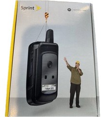 Motorola i576 Flip Phone Black/Gray Sprint Nextel GPS Speakerphone 20KB