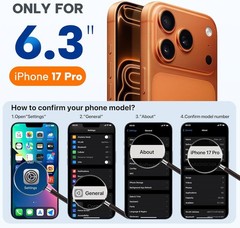 Magnetic for iPhone 17 Pro Case, Integrated Silicone Camera Control Cover, Orang