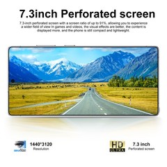 I25 Ultra 7.3 Inch Smartphone tylus 4+64G Real 4G Android 12 Mobile Phone