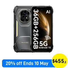 Blackview XPLORE 2 5G Rugged Smartphone 36GB+256GB Android 15 20000mAh NFC 50MP