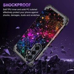 Galaxy S26 Plus Case, Glow in The Dark Three Layer Heavy Duty Shockproof Protect