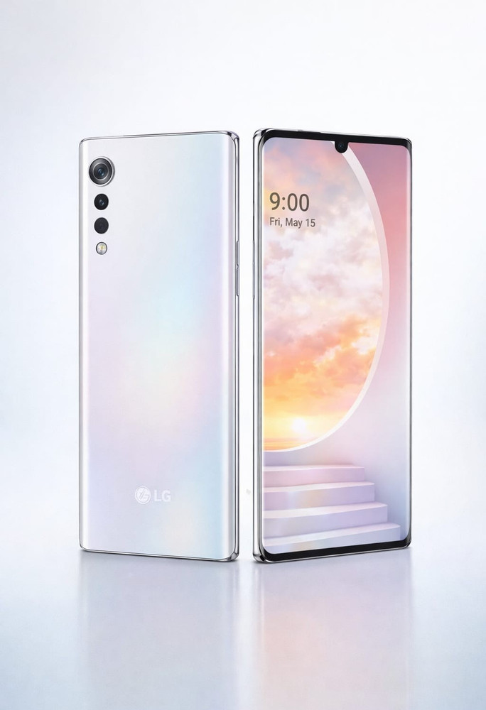 LG Velvet 128GB Aurora White Unlocked 4G LTE LM-G910EMW – Excellent – Full Set