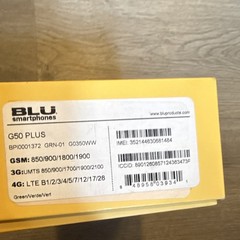 BLU G50 Plus G0350WW 32GB Green 2GB RAM 6.2″ Android 10 4G 13MP FP