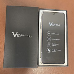 LG V60 THINQ 5G LM-V600AM V600TM V600VM 128GB Unlocked Smartphone – New Unopened