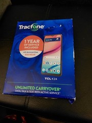 BRAND NEW – Tracfone – TCL K24 – 64 GB Memory – TCLT434D B