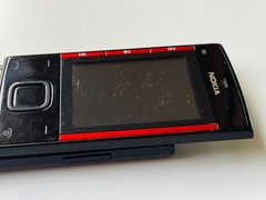 Original Nokia X3 – 46 MB – Red on Black (Unlocked) Vintage phone