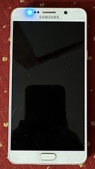 Samsung Galaxy Note5 5 White (Sprint) Smartphone Broken Bad LCD
