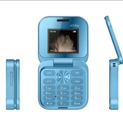 2024 New Mini Flip Mobile Phone 2 SIM Card Small Display Foldable Cell Phone
