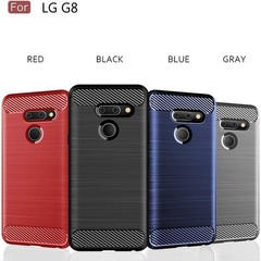 For LG G8 ThinQ Case Flexible Soft TPU Slim Light Rugged Cover Bumper Hard Blue