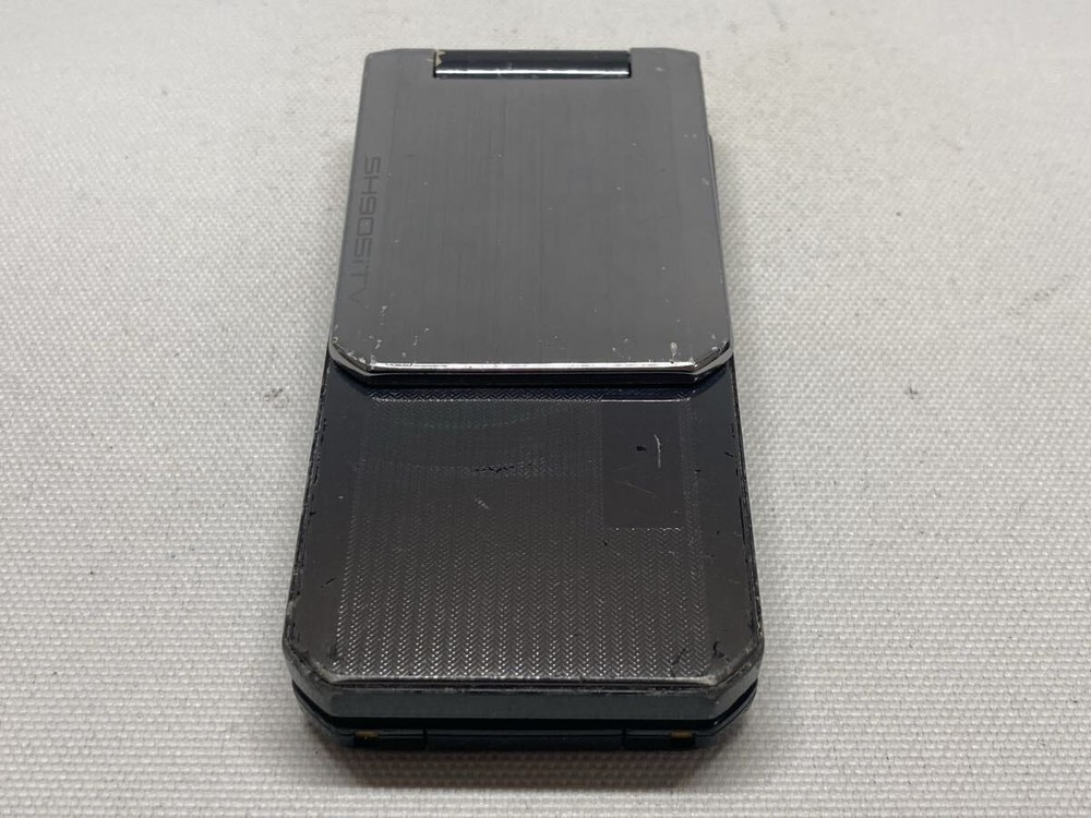 SHARP docomo SH905iTV FOMA Japanese Flip Feature Phone Black Keitai Tested