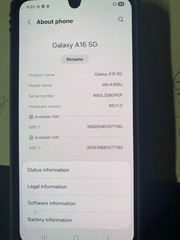 Samsung Galaxy A16 5G 128gb Black SM-A166U (Spectrum) 2 MONTHS OLD