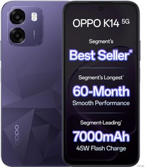 OPPO K14 5G (Violet, 256 GB 6 GB RAM) 6.75 inch Dimensity 6300 Global Version