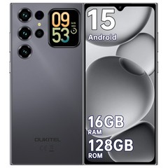 OUKITEL C62 Cell Phone 6.88″ Dual Screen 16GB+128GB 5150mAh Android 15 T-Mobile