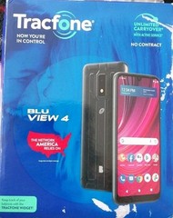 Tracfone BLU View 4 New. Factory Sealed. 6.08″ HD Display 32Gb Memory