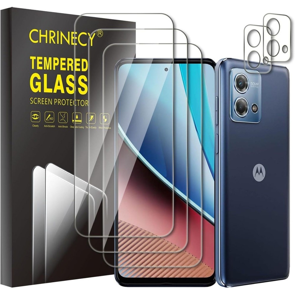 6 in1 for Moto G Stylus 5g 2023,3 pack Screen Protector Film and Camera Lens, 9H