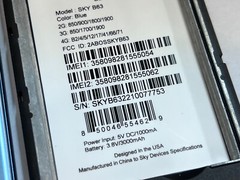 UNLOCKED SKY Devices Elite B63 4G LTE 16GB DUAL SIM Smart Cell Phone ^CRACKED