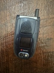 Vintage Sanyo PM-8200 (L) Sprint Cellular Flip Phone Untested