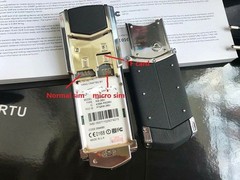 V10 Unlocked Luxury Metal Mobile Cell Phone Dual Sim Quad Band Cellular Phone