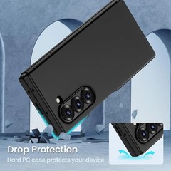 for Samsung Galaxy Z Fold 6 Case With Built in Screen Protector Support Wireless