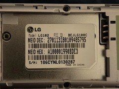 LG 102 – Access Wireless Cellular Phone – locked no cord
